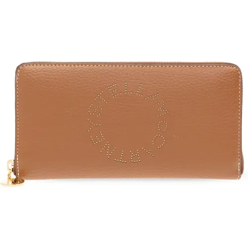 Wallet with logo , female, Sizes: ONE SIZE - Stella Mccartney - Modalova