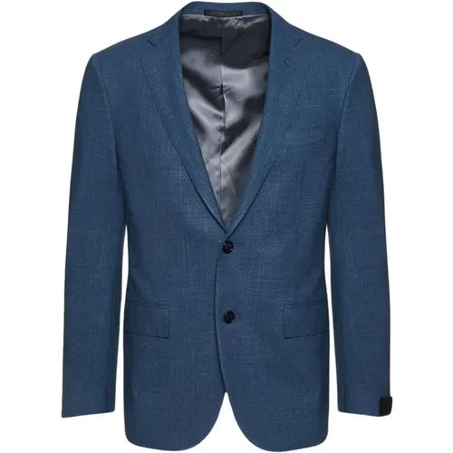 Wool/Silk Suit, Italian Design , male, Sizes: 2XL - Corneliani - Modalova