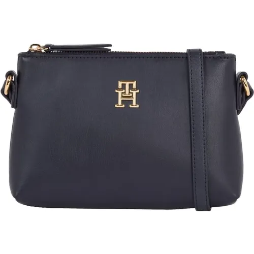 Blaue Cross Body Tasche , Damen, Größe: ONE Size - Tommy Hilfiger - Modalova