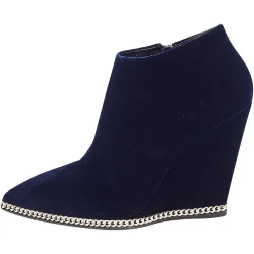 Pre-owned Velvet boots , female, Sizes: 8 UK - Giuseppe Zanotti Pre-owned - Modalova