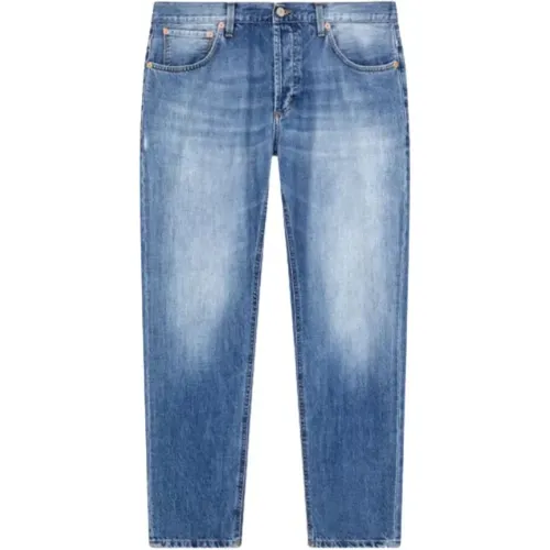 Brighton carrot-fit five-pocket jeans , male, Sizes: W34, W31, W32, W30, W36, W35, W33 - Dondup - Modalova