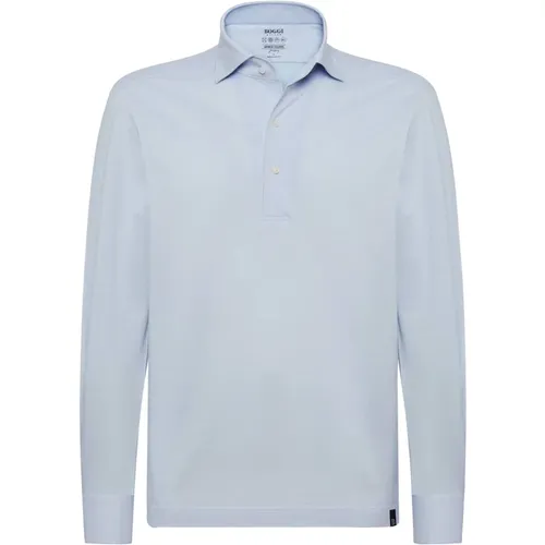 Japanisches Jersey-Polo-Shirt , Herren, Größe: L - Boggi Milano - Modalova