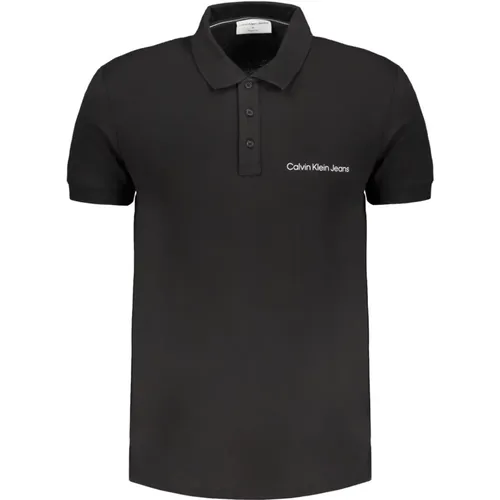 Short Sleeve Polo Shirt Logo , male, Sizes: M - Calvin Klein - Modalova