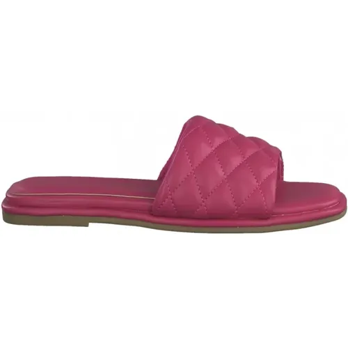 Casual open slippers , female, Sizes: 4 UK, 3 UK, 6 UK, 5 UK - marco tozzi - Modalova
