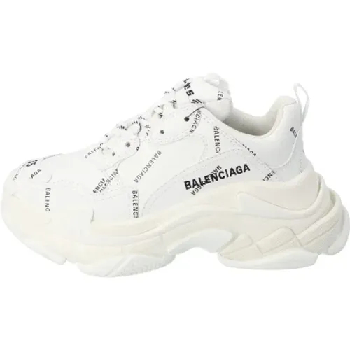 Polyester sneakers , female, Sizes: 5 UK, 6 UK - Balenciaga - Modalova