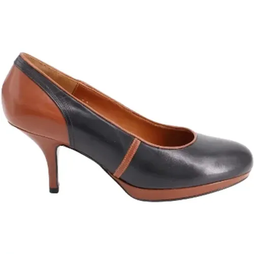 Pre-owned Leather heels , female, Sizes: 4 UK - Dries van Noten Pre-owned - Modalova