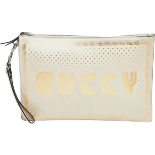 Pre-owned Leather clutches , female, Sizes: ONE SIZE - Gucci Vintage - Modalova