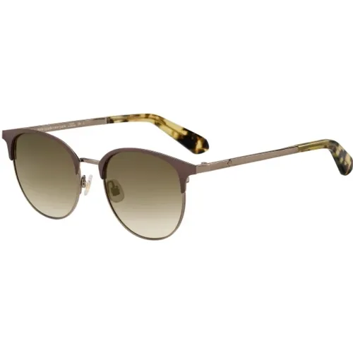 Braune Metall Damen Sonnenbrille - Kate Spade - Modalova