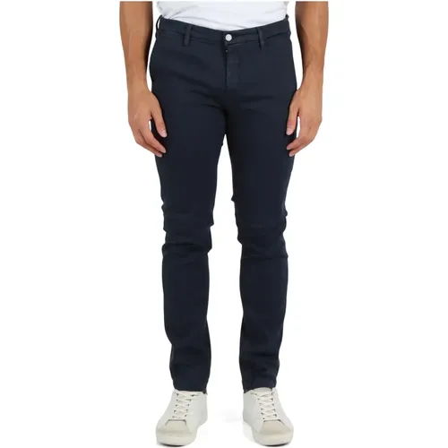 Color Edition Hyperflex Slim Fit Jeans , male, Sizes: W29, W36, W34, W31, W38, W30, W33, W32 - Replay - Modalova