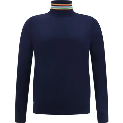 Blaue Pullover für Männer , Herren, Größe: M - Paul Smith - Modalova