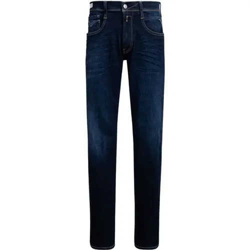 Washed Denim Jeans , male, Sizes: W31 L30 - Replay - Modalova