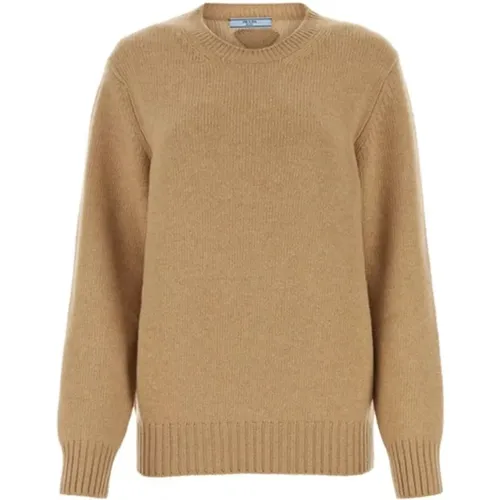 Cashmere Sweater Aw23 , female, Sizes: M - Prada - Modalova