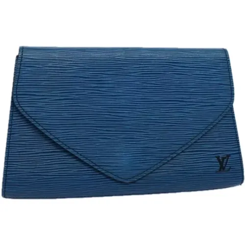 Pre-owned Leather clutches , female, Sizes: ONE SIZE - Louis Vuitton Vintage - Modalova