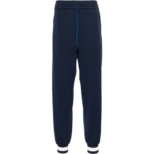 Navy Logo Print Track Pants - Gucci - Modalova