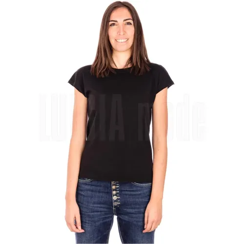 Womens Crew Neck T-Shirt , female, Sizes: L - Alpha Studio - Modalova