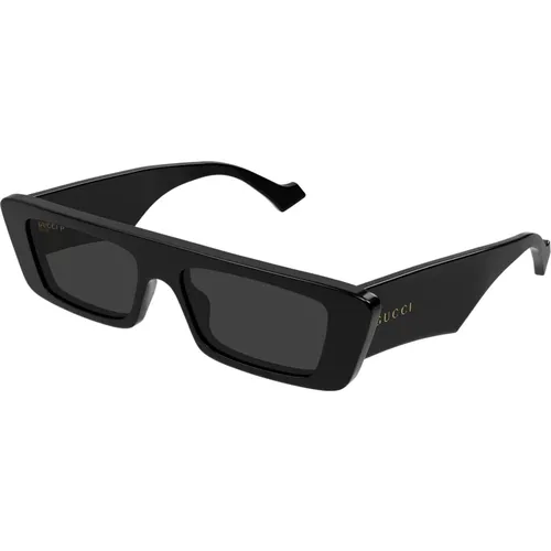Schwarze Sonnenbrille Gg1331S , Herren, Größe: 54 MM - Gucci - Modalova