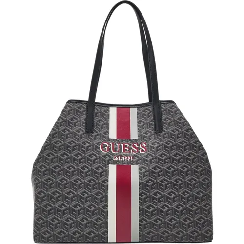 Charcoal Tote Bag for Women , female, Sizes: ONE SIZE - Guess - Modalova