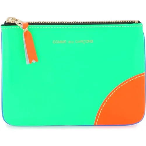 Fluoreszierende Mini-Tasche mit Reißverschluss , Herren, Größe: ONE Size - Comme des Garçons - Modalova