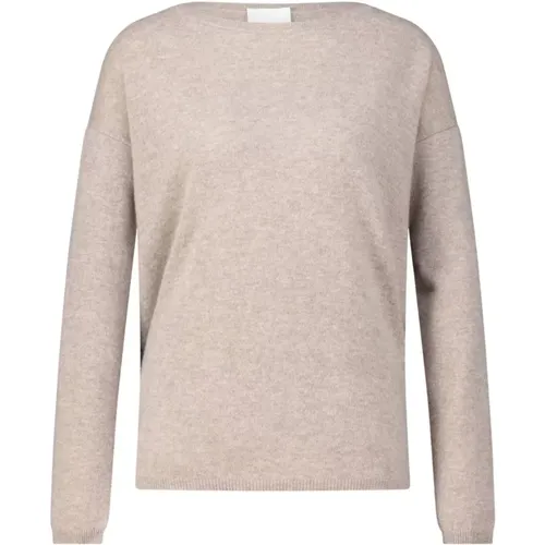 Kaschmir-Strickpullover , Damen, Größe: S - allude - Modalova