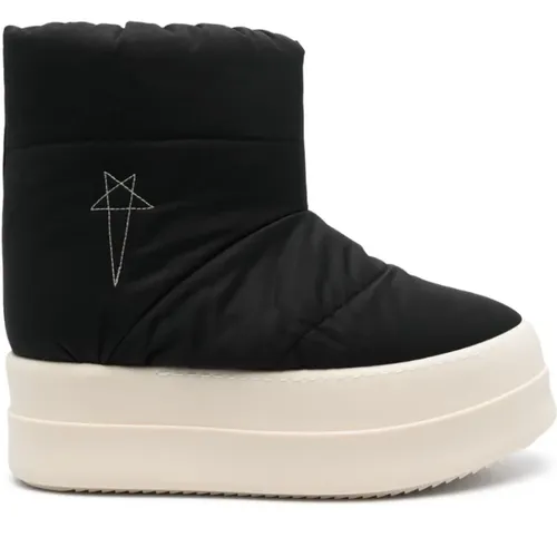 Schwarze Perle Low Lunar Stiefel , Herren, Größe: 44 EU - Rick Owens - Modalova