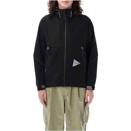 Light Stretch Shell Jacket for Men , male, Sizes: L - And Wander - Modalova