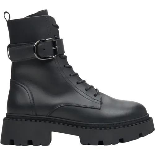 Women's Winter Boots made of Genuine Leather with a Strap Er00113295 , female, Sizes: 5 UK, 7 UK - Estro - Modalova