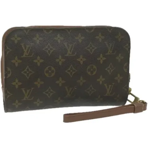 Pre-owned Canvas clutches , female, Sizes: ONE SIZE - Louis Vuitton Vintage - Modalova