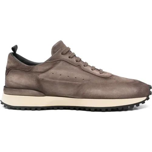 Suede Sneakers with Leather Lining , male, Sizes: 11 UK, 7 UK - Officine Creative - Modalova