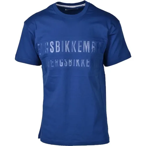 Stilvolle Baumwoll T-Shirt Kollektion , Herren, Größe: L - Bikkembergs - Modalova