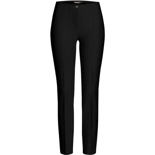 Stretch Skinny Trousers with Darts , female, Sizes: XS - CAMBIO - Modalova