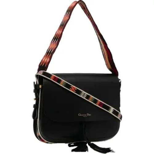 Pre-owned Leather Crossbody Bag , female, Sizes: ONE SIZE - Dior Vintage - Modalova