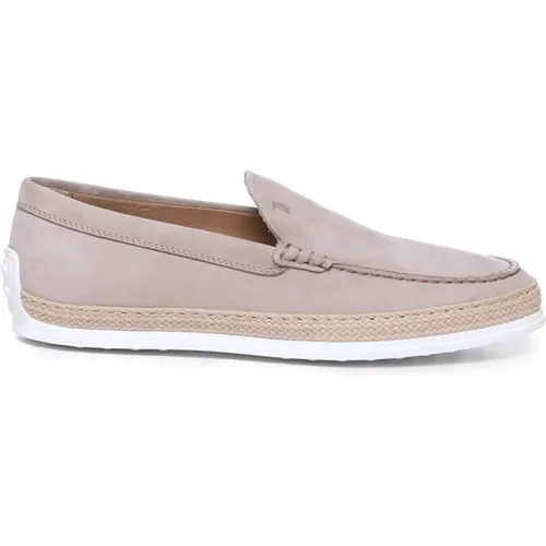 Flache Slip-on Schuhe , Herren, Größe: 41 1/2 EU - TOD'S - Modalova