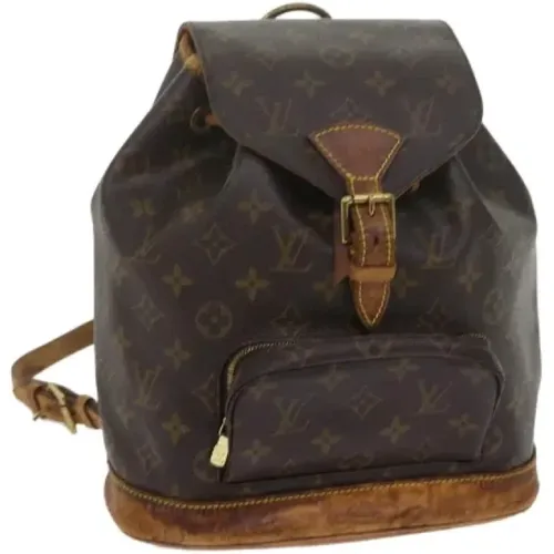 Pre-owned Coated canvas backpacks , female, Sizes: ONE SIZE - Louis Vuitton Vintage - Modalova