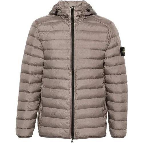 Leichte Dove Grey Jacke - Stone Island - Modalova