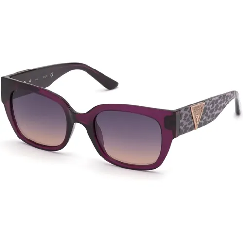 Stylish Sunglasses with Violet Lenses , female, Sizes: 53 MM - Guess - Modalova