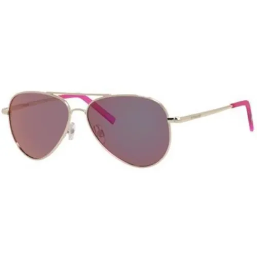 Sonnenbrille mit Metallgestell Grau Verspiegelt , unisex, Größe: 52 MM - Polaroid - Modalova