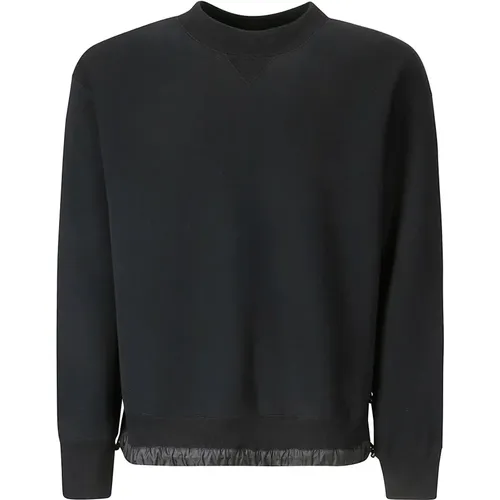 Oversized Crew-Neck Sweatshirt , male, Sizes: S - Sacai - Modalova