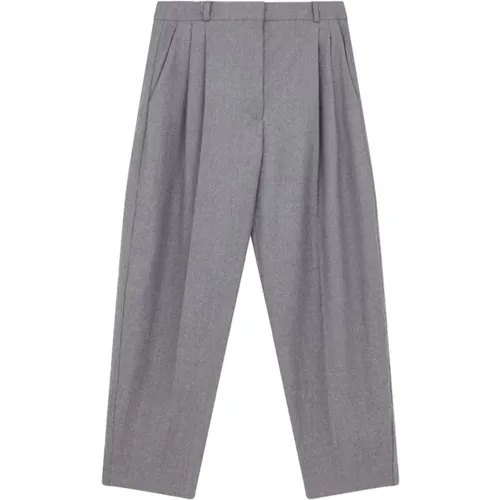 Luxurious Grey Wool Trousers , female, Sizes: 3XS, 2XS, XS, S - Stella Mccartney - Modalova