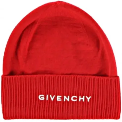 Ribbed Logo Detail Lightweight Cap , female, Sizes: ONE SIZE - Givenchy - Modalova