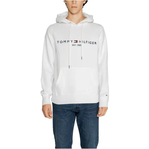 Logo Kapuzenpullover - Herbst/Winter Kollektion , Herren, Größe: 2XL - Tommy Hilfiger - Modalova