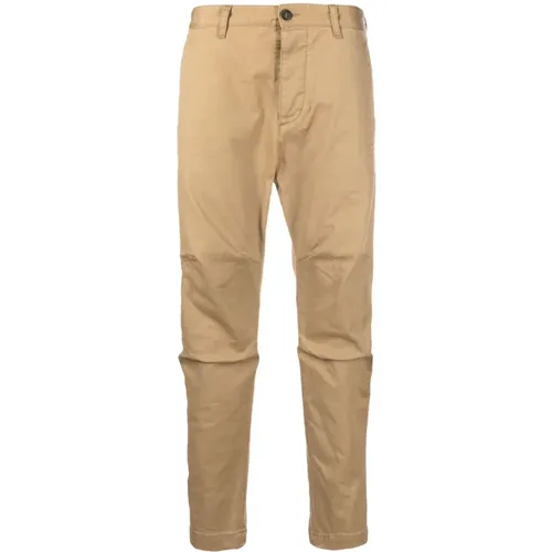 Slim Fit Hose , Herren, Größe: L - Dsquared2 - Modalova