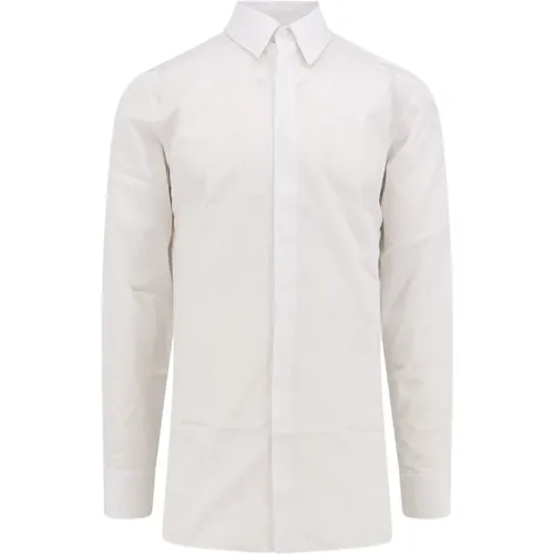 Embroidered Shirt with Pointed Collar , male, Sizes: XL, 2XL - Givenchy - Modalova