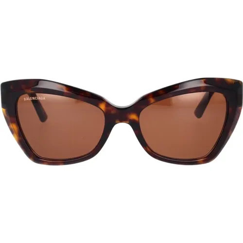 Schmetterling Sonnenbrille Bb0271S 002 , Damen, Größe: 56 MM - Balenciaga - Modalova