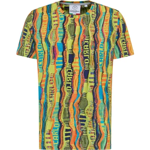 De Bellis Printed T-Shirt , male, Sizes: M - carlo colucci - Modalova