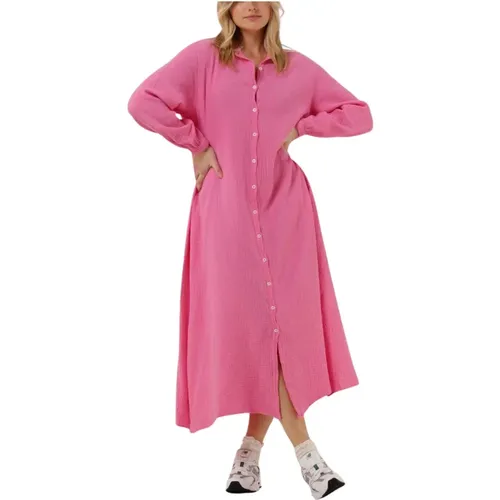 Maxikleid in Rosa , Damen, Größe: M - Penn&Ink N.Y - Modalova