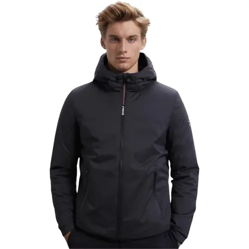 Herren Cartesalf Schwarze Jacke , Herren, Größe: S - ECOALF - Modalova