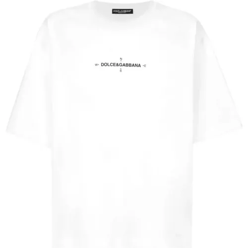 Optical T-Shirt , male, Sizes: S, L, M, XS - Dolce & Gabbana - Modalova
