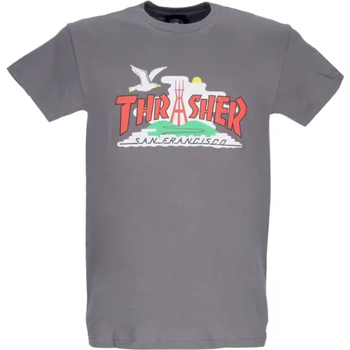 City Charcoal Mens Tee , unisex, Sizes: XL, M, L, S - Thrasher - Modalova