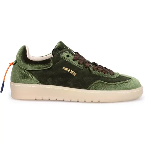 Grüne Samt-Sneakers - Bequem und vielseitig - Barracuda - Modalova
