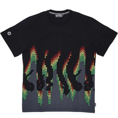 Sound Wave Tee Mens T-Shirt , male, Sizes: XL, M, L, S - Octopus - Modalova